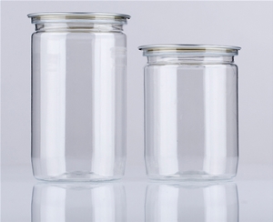 易拉罐塑料瓶透明食品密封罐塑料罐子零食罐酱类包装瓶药材
